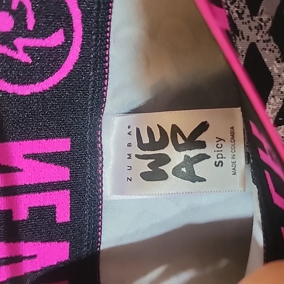 Zumba Fittness Dance Leggings Size Spicey INSTRUCTOR - Picture 5 of 7
